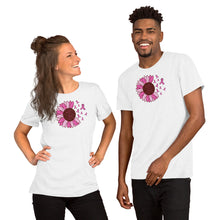 Load image into Gallery viewer, Breast Cancer Sunflower - Short-Sleeve Unisex T-Shirt