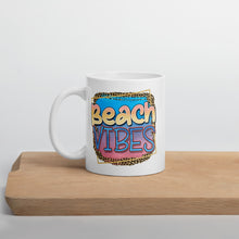 Load image into Gallery viewer, Beach Vibes White glossy mug