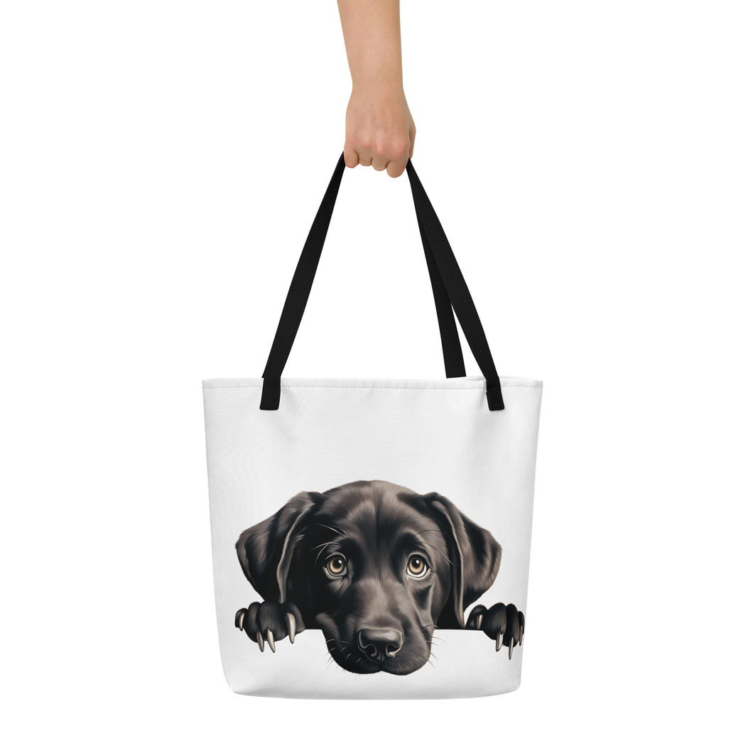 Labrador Retriever - All-Over Print Large Tote Bag