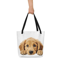 Load image into Gallery viewer, Golden Retriever - All-Over Print Large Tote Bag

