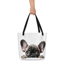Load image into Gallery viewer, French Bulldog - All-Over Print Large Tote Bag
