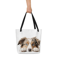 Load image into Gallery viewer, Australian Shepherd - All-Over Print Large Tote Bag
