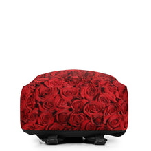 Load image into Gallery viewer, Red Roses Minimalist Backpack
