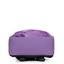 Load image into Gallery viewer, Purple Flower Minimalist Backpack
