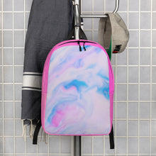 Load image into Gallery viewer, Pink, Blue, and White (Hot Pink) Minimalist Backpack
