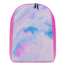 Load image into Gallery viewer, Pink, Blue, and White (Hot Pink) Minimalist Backpack
