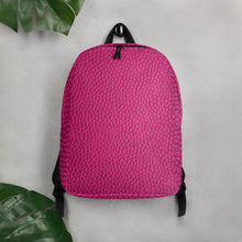 Load image into Gallery viewer, Hot Pink Minimalist Backpack
