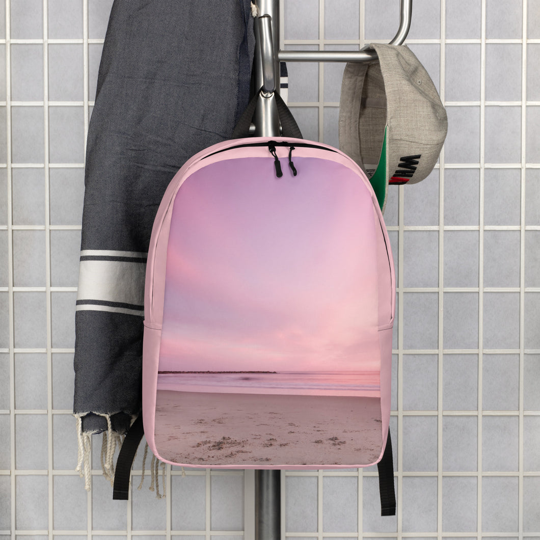 Beach Pink Sky Minimalist Backpack