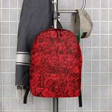 Load image into Gallery viewer, Red Roses Minimalist Backpack
