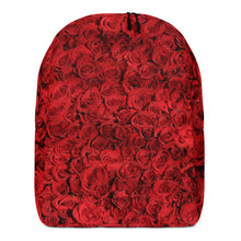 Load image into Gallery viewer, Red Roses Minimalist Backpack
