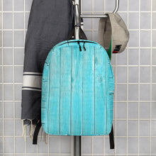 Load image into Gallery viewer, Aqua Wood Minimalist Backpack
