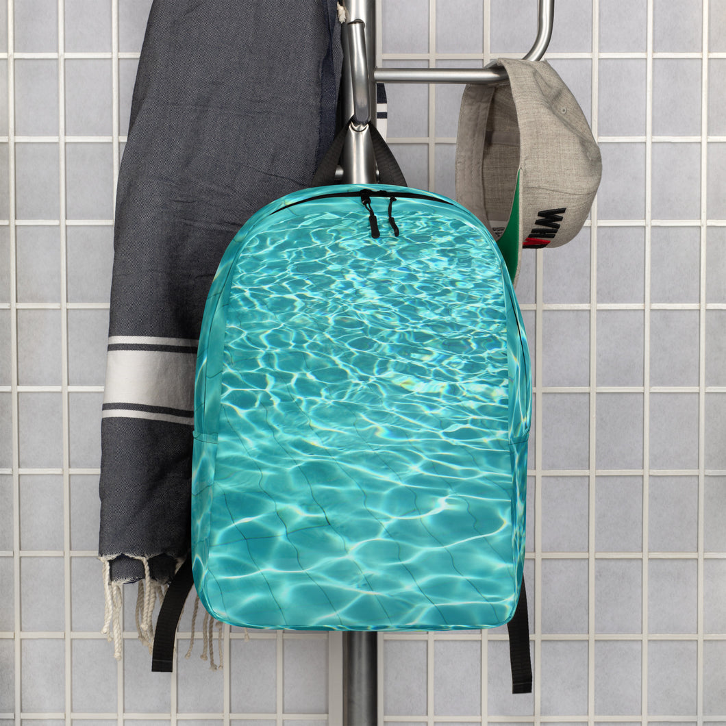 Aquamarine Minimalist Backpack