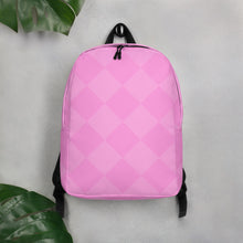 Load image into Gallery viewer, Pink Diamonds Minimalist Backpack
