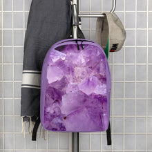 Load image into Gallery viewer, Purple Flower Minimalist Backpack
