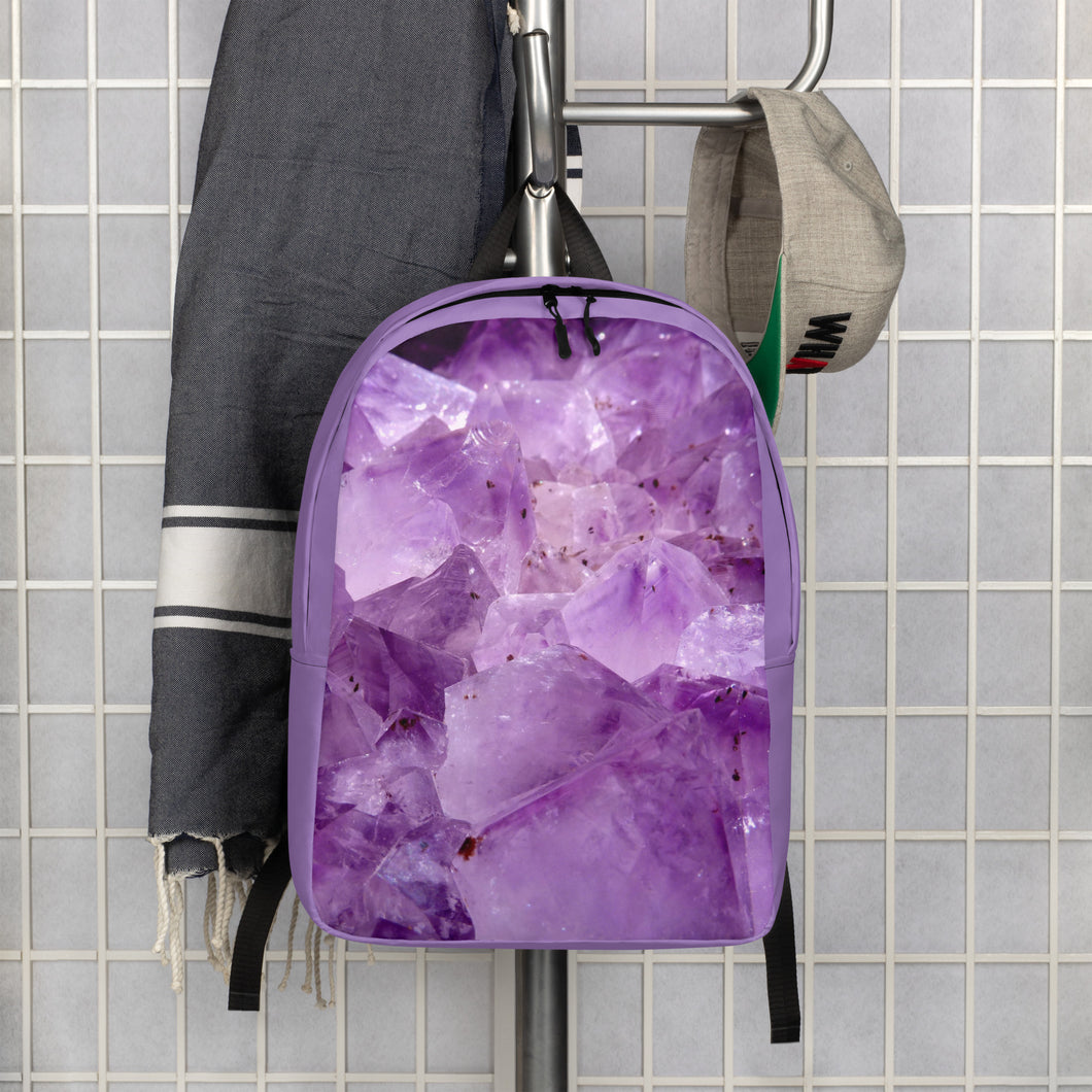 Purple Flower Minimalist Backpack