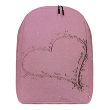 Load image into Gallery viewer, Pink Heart Minimalist Backpack
