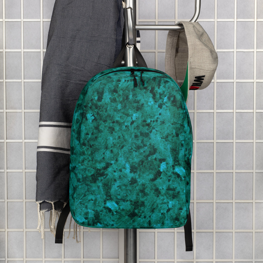 Green Marble Minimalist Backpack