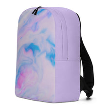 Load image into Gallery viewer, Pink, Blue, and White (Lavender) Minimalist Backpack
