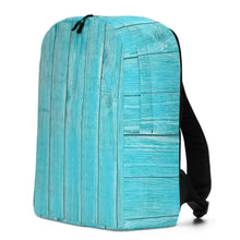 Load image into Gallery viewer, Aqua Wood Minimalist Backpack
