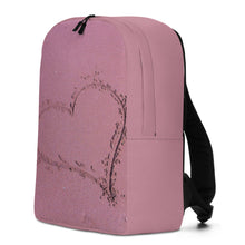 Load image into Gallery viewer, Pink Heart Minimalist Backpack
