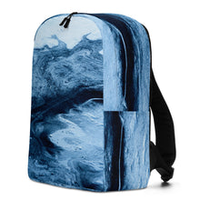 Load image into Gallery viewer, Blue Marble Minimalist Backpack
