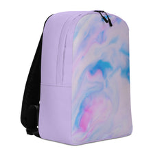 Load image into Gallery viewer, Pink, Blue, and White (Lavender) Minimalist Backpack
