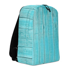 Load image into Gallery viewer, Aqua Wood Minimalist Backpack
