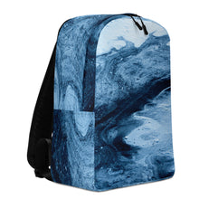 Load image into Gallery viewer, Blue Marble Minimalist Backpack
