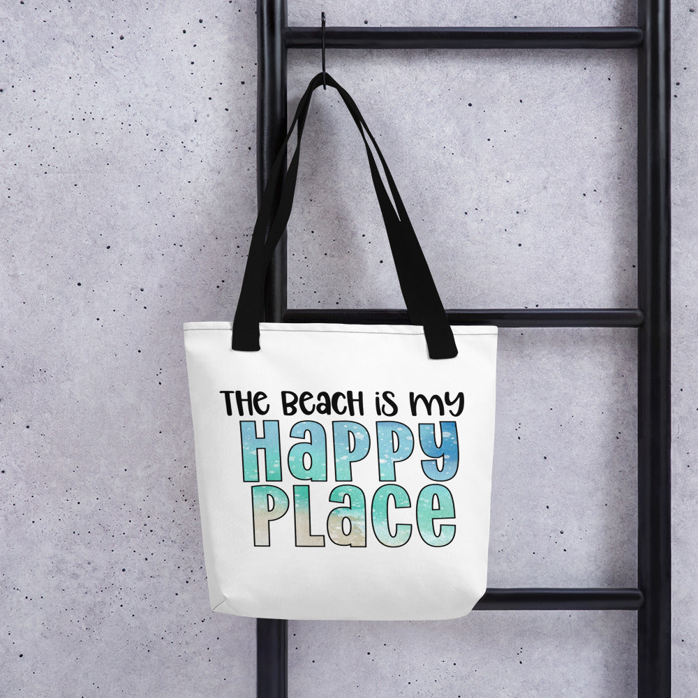The Beach is my Happy Place  Tote bag