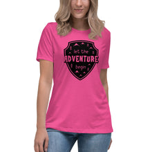 Load image into Gallery viewer, Let the Adventure Begin Women&#39;s Relaxed T-Shirt
