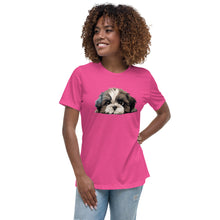 Load image into Gallery viewer, Shih Tzu Women&#39;s Relaxed T-Shirt
