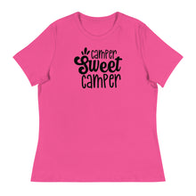 Load image into Gallery viewer, Camper Sweet Camper - Women&#39;s Relaxed T-Shirt
