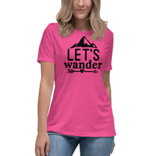 Load image into Gallery viewer, Let&#39;s Wander - Women&#39;s Relaxed T-Shirt
