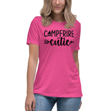 Load image into Gallery viewer, CampFire Cutie - Women&#39;s Relaxed T-Shirt
