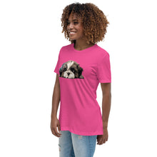 Load image into Gallery viewer, Shih Tzu Women&#39;s Relaxed T-Shirt
