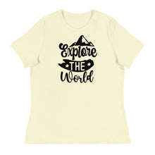 Load image into Gallery viewer, Explore the World - Women&#39;s Relaxed T-Shirt
