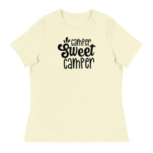 Load image into Gallery viewer, Camper Sweet Camper - Women&#39;s Relaxed T-Shirt
