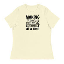 Load image into Gallery viewer, Making Memories One Campsite at a time - Women&#39;s Relaxed T-Shirt
