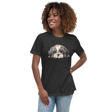 Load image into Gallery viewer, Shih Tzu Women&#39;s Relaxed T-Shirt
