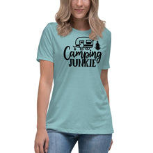 Load image into Gallery viewer, Camping Junkie - Women&#39;s Relaxed T-Shirt
