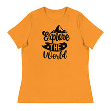 Load image into Gallery viewer, Explore the World - Women&#39;s Relaxed T-Shirt
