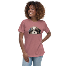 Load image into Gallery viewer, Shih Tzu Women&#39;s Relaxed T-Shirt
