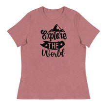 Load image into Gallery viewer, Explore the World - Women&#39;s Relaxed T-Shirt
