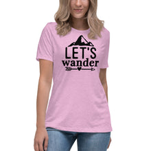 Load image into Gallery viewer, Let&#39;s Wander - Women&#39;s Relaxed T-Shirt
