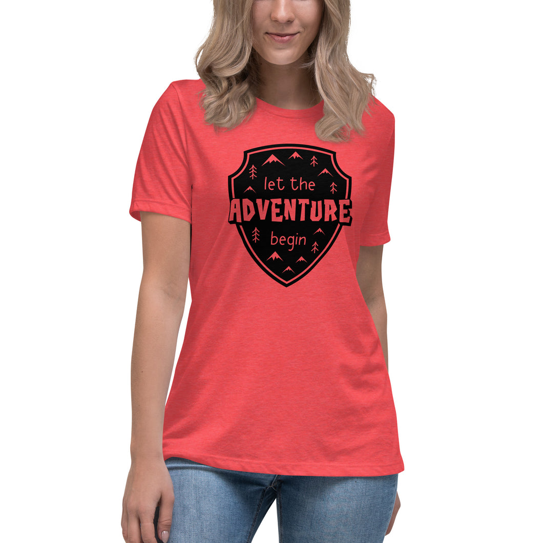 Let the Adventure Begin Women's Relaxed T-Shirt