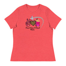 Load image into Gallery viewer, Peace Love Travel - Miami - Women&#39;s Relaxed T-Shirt
