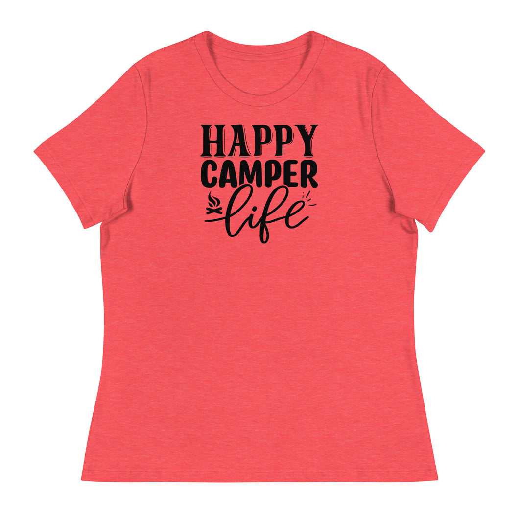 Happy Camper Life - Women's Relaxed T-Shirt