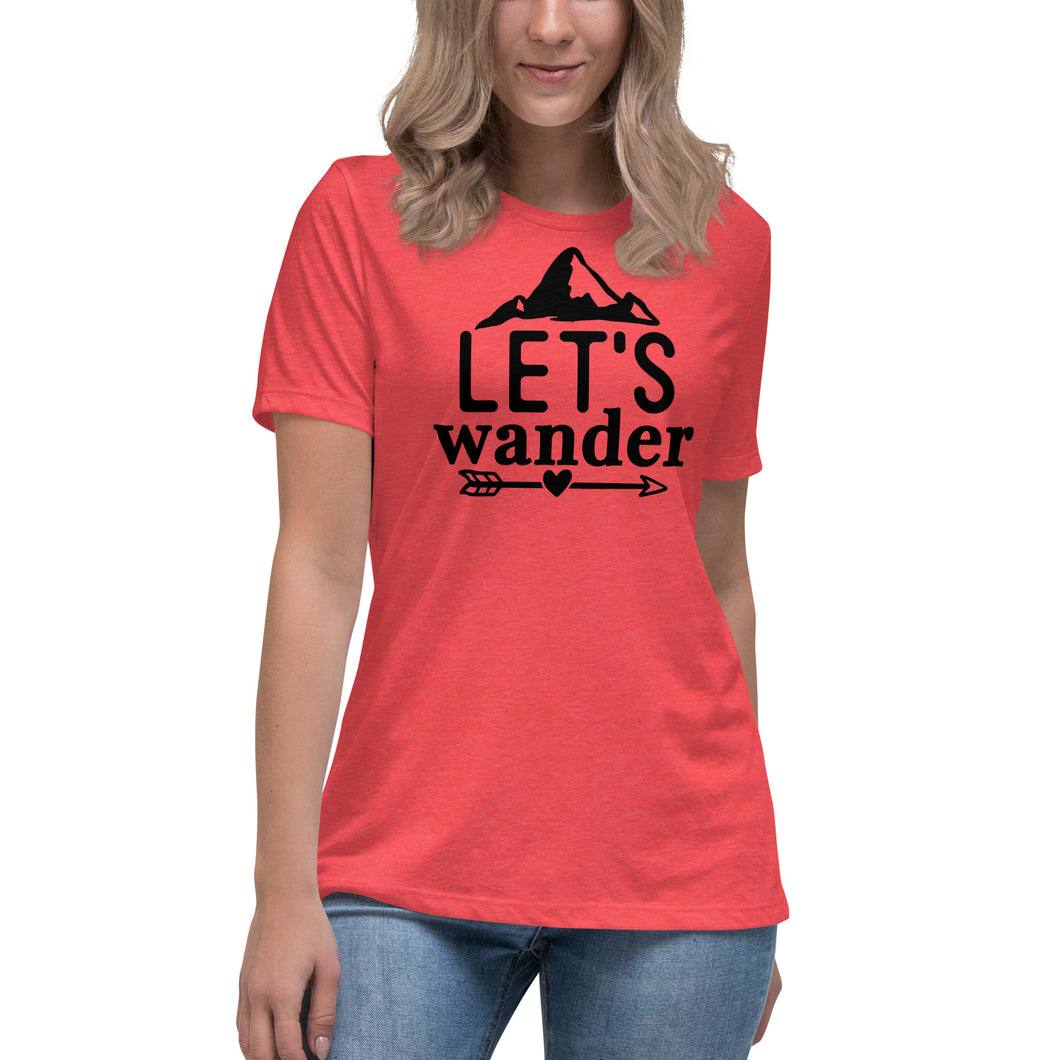 Let's Wander - Women's Relaxed T-Shirt