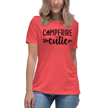 Load image into Gallery viewer, CampFire Cutie - Women&#39;s Relaxed T-Shirt
