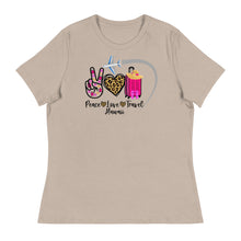 Load image into Gallery viewer, Peace Love Travel - Hawaii - Women&#39;s Relaxed T-Shirt
